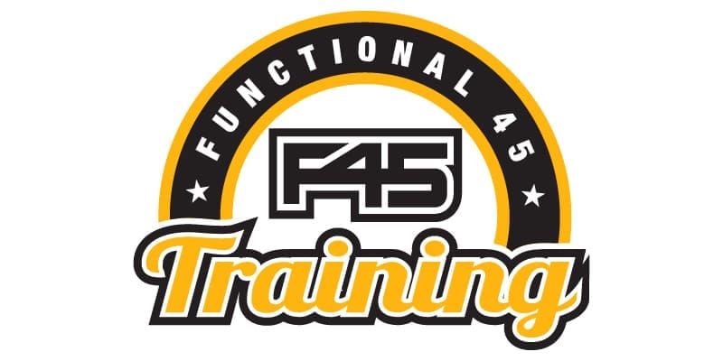 F45 logo with the wording: Functional 45 F45 Training