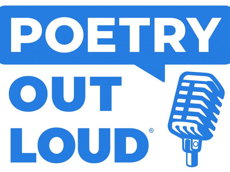 the text: "Poetry Out Loud"