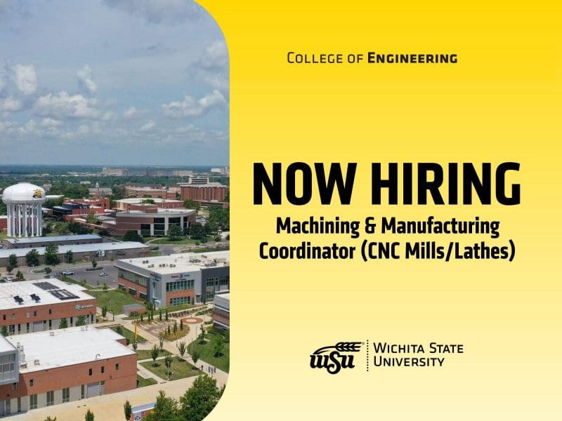 NOW HIRING | Machining & Manufacturing Coordinator (CNC Mills/Lathes)