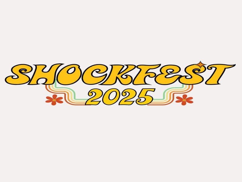 SHOCKFEST Logo with Festival Theme.