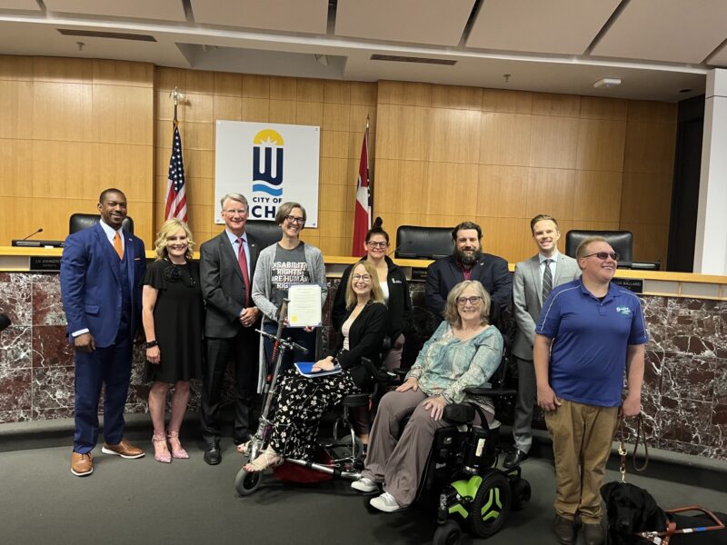 Picture of Access Advisory Board and City Council Members