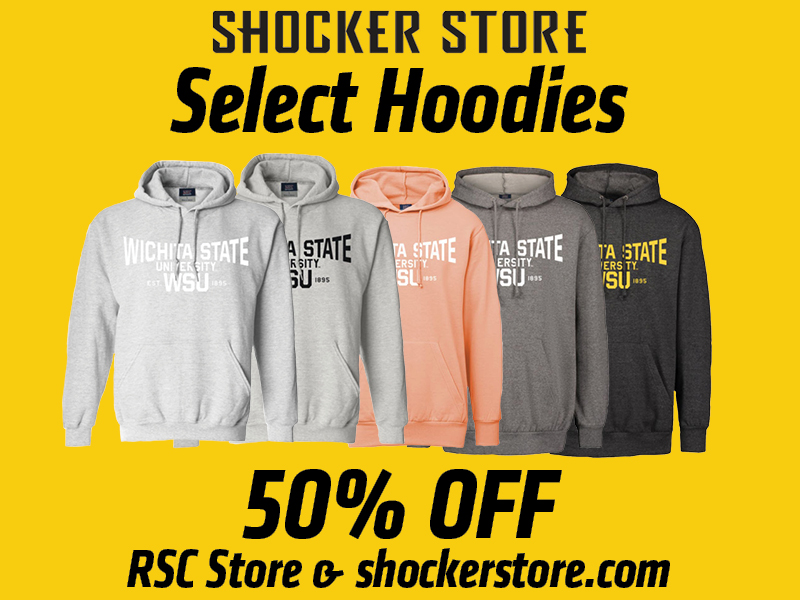 Shocker Store. Select Hoodies 50% Off. RSC store & shockerstore.com