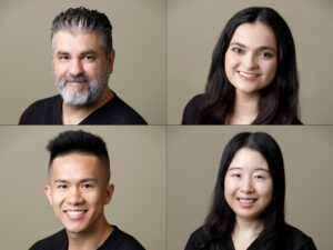 Dr. Ahmed Al Rawe, Dr. Cheyanne Cornwell, Dr. Eric Nguyen and Dr. Monica Noh