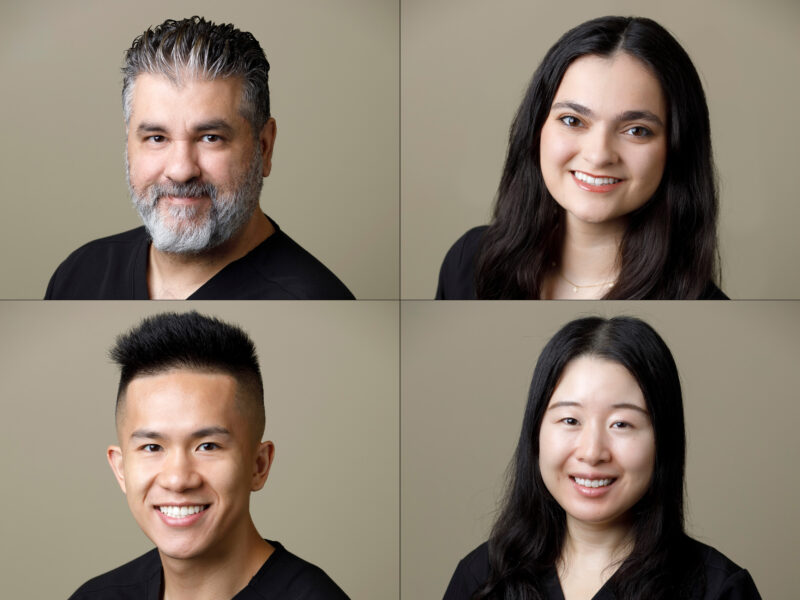 Dr. Ahmed Al Rawe, Dr. Cheyanne Cornwell, Dr. Eric Nguyen and Dr. Monica Noh