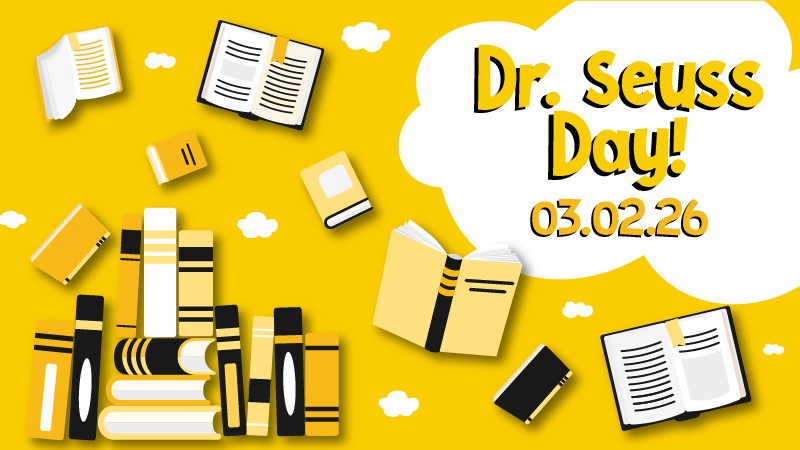 Image is a graphic with the title of the event, the date, and books used a graphics elements.