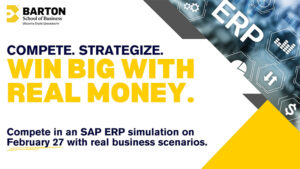 Win real money at the ERPSim Competition February 27. Learn more and sign up today!