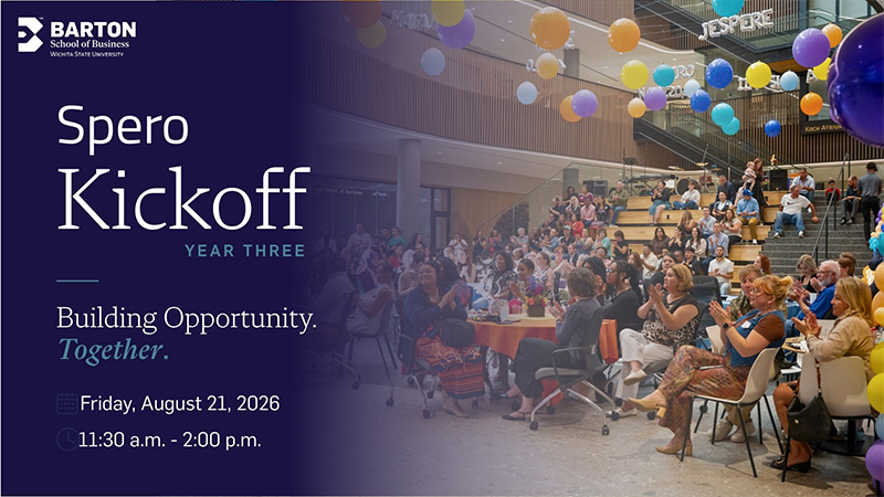 2026 Spero Kickoff is on Friday, Aug. 21, from 11:30 a.m. to 2 p.m. at Woolsey Hall.