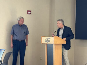 WSU President Muma honoring Chris Cavanaugh Sept. 3, 2026.