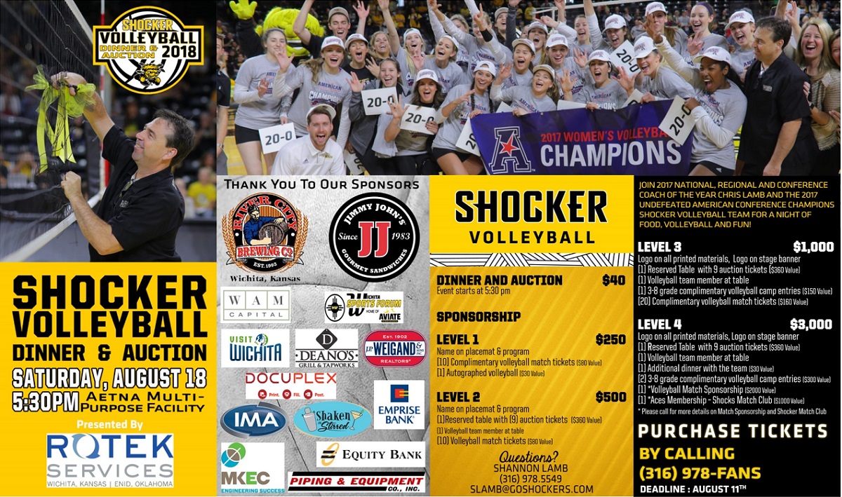 Shocker Volleyball Dinner and Auction 2018