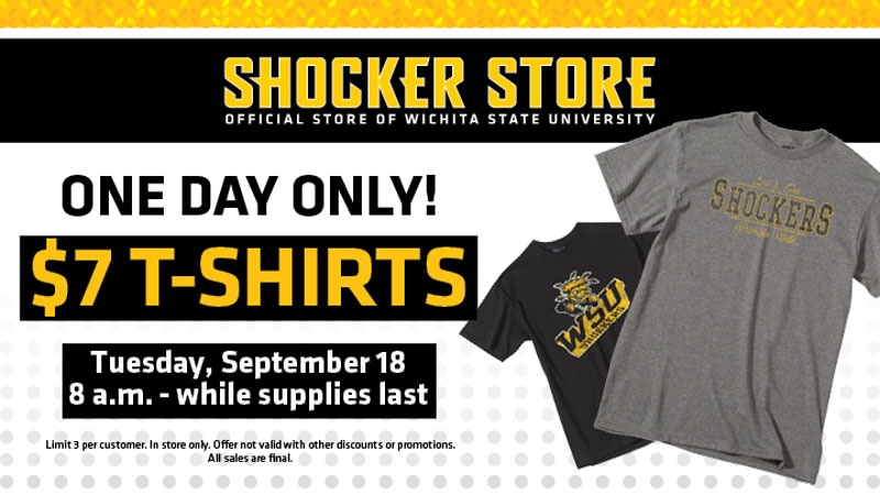 T-shirt sale Sept. 18, 2018