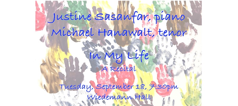Faculty recital Sept. 18, 2018
