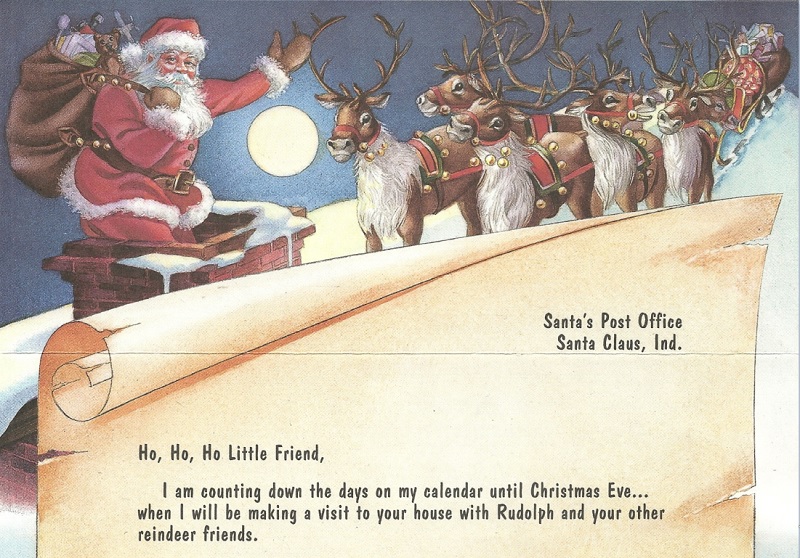 Santa letter Dec. 2018