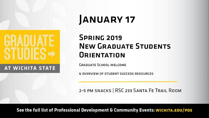 New Graduate Student orientation