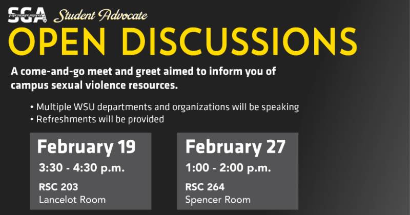 Open Discussions on Feb. 19 and 27, 2019
