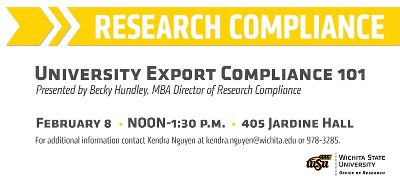 Research Compliance Workshop Feb. 8, 2019