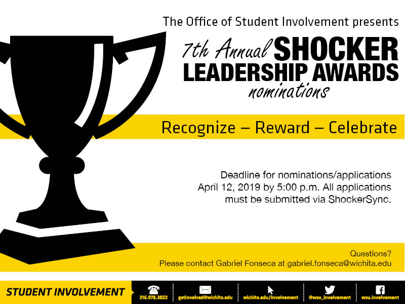 Shocker Leadership Awards spring 2019