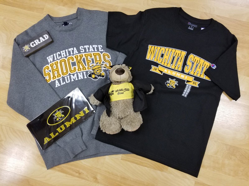 Sale on alumni and grad merchandise in Shocker Store