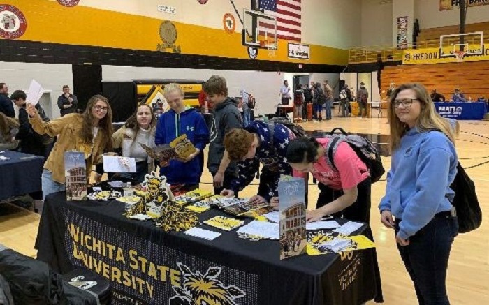 Admissions at college fairs