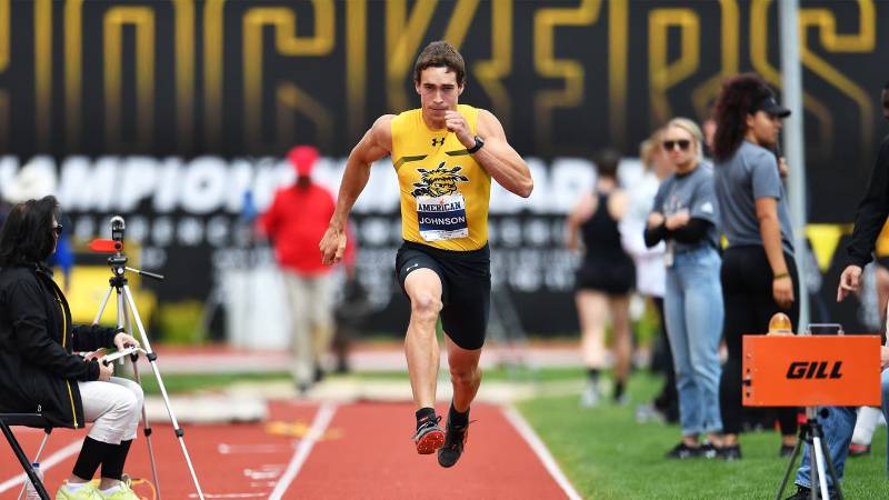 Johnson, Topham and True at Track Chamionships 2019