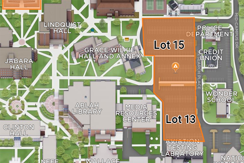 Parking lots to be resurfaced