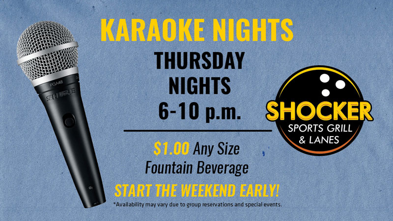 Karaoke nights at SSGL Sept. 2019