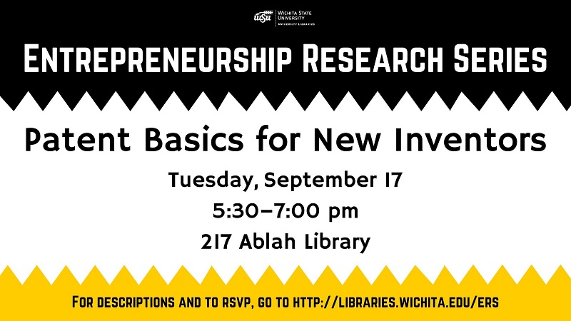Patent basics workshop Sept. 17, 2019