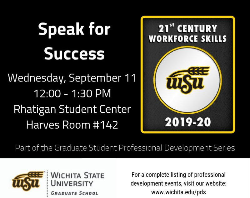 Speak for Sucess Sept. 11, 2019