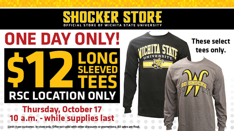 Long sleeve T-shirt sale Oct. 17, 2019