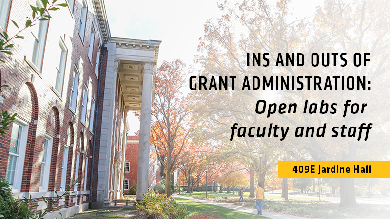 Grant administration workshops Feb. 2020