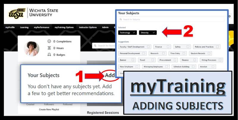 New myTraining Learning Homepage