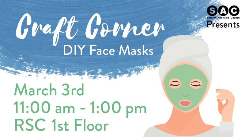 Craft Corner DIY face masks March 3, 2020