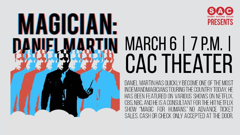 Magician Daniel Martin March 6, 2020