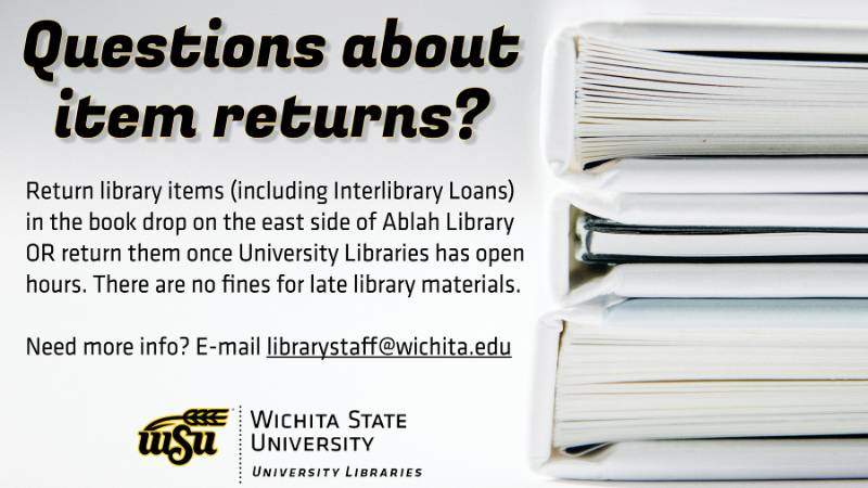 Library returns April 2020