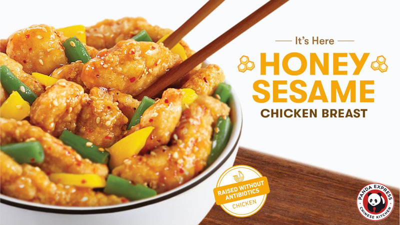 Panda honey and sesame chicken