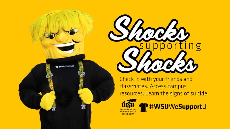 Shocks Supporting Shocks | Check in with your friends and classmates. Access campus resources. Learn the signs of suicide. Shocks Supporting Shocks | Check in with your friends and classmates. Access campus resources. Learn the signs of suicide.